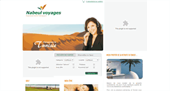 Desktop Screenshot of nabeulvoyages.com